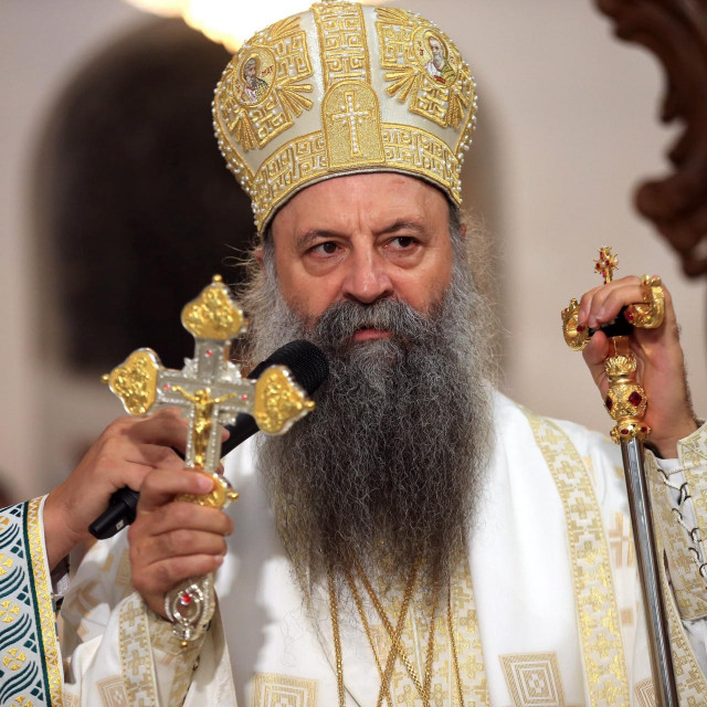 &lt;p&gt;Patrijarh Porfirije, poglavar Srpske pravoslavne Crkve&lt;/p&gt;