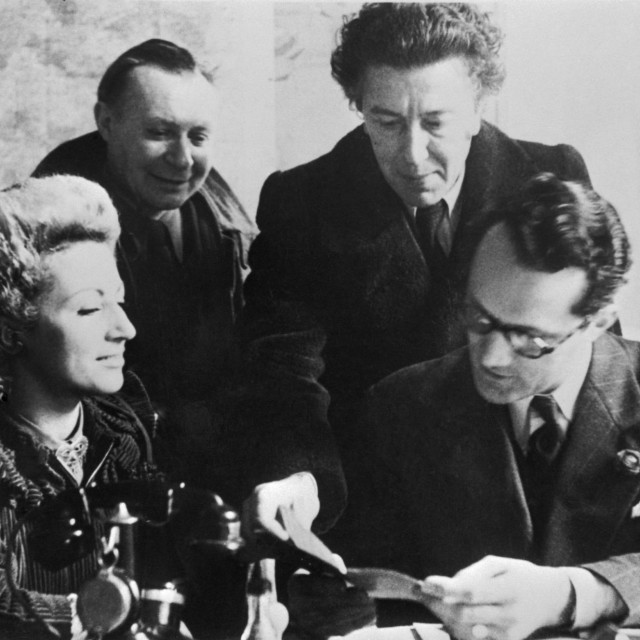Varian Fry, Jacqueline Breton, Jacques Lipschitz, Andre Breton