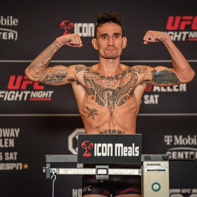 &lt;p&gt;KANSAS CITY, MISSOURI - APRIL 14: Max Holloway weighs in at 146lb for UFC Fight Night Kansas City on April 14, 2023, at the T-Mobile Center in Kansas City, MO.,Image: 769572889, License: Rights-managed, Restrictions: FOR EDITORIAL USE ONLY. Icon Sportswire (A Division of XML Team Solutions) reserves the right to pursue unauthorized users of this image. If you violate our intellectual property you may be liable for: actual damages, loss of income, and profits you derive from the use of this image, and, where appropriate, the costs of collection and/or statutory damages up to $150,000 (USD)., Model Release: no, Credit line: Matt Davies/PxImages/Icon Sportswire/Newscom/Profimedia&lt;/p&gt;