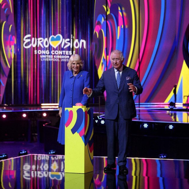 Kralj Charles i Camilla, Eurosong 2023.