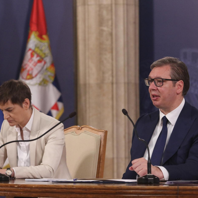&lt;p&gt;Premijerka Srbije Ana Brnabić i predsjednik Aleksandar Vučić&lt;/p&gt;