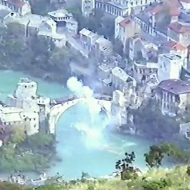 &lt;p&gt;Rušenje Starog mosta u Mostaru&lt;/p&gt;