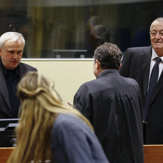 &lt;p&gt;EDITORS NOTE: Graphic content/(FILES) Former Serbian intelligence chiefs, Jovica Stanisic (L) and Franko Simatovic (R) appear in court as they go back on trial before a UN court in The Hague on June 13, 2017 at the United Nations Mechanism for International Criminal Tribunal, accused of running death squads that terrorised Bosnia and Croatia in the bloody 1990s Balkans wars. A UN court upheld the convictions of two spy chiefs under late Serbian president Slobodan Milosevic and lengthened their sentences from 12 to 15 years on May 31, 2023.&lt;br&gt;
”The appeals chamber dismisses the appeals by (Jovica) Stanisic and (Franko) Simatovic... and imposes a sentence of 15 years” on each, head appeals judge Graciela Gatti Santana said. (Photo by Michael Kooren/ANP/AFP)&lt;/p&gt;