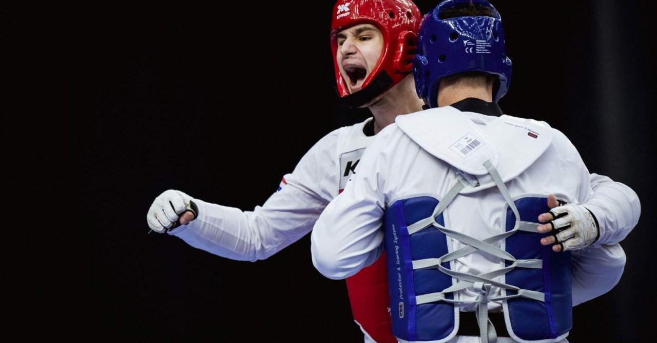 šesta kolajna u bakuu novi veliki uspjeh za hrvatski taekwondo, paško božić osvojio brončanu medalju u teškoj kategoriji