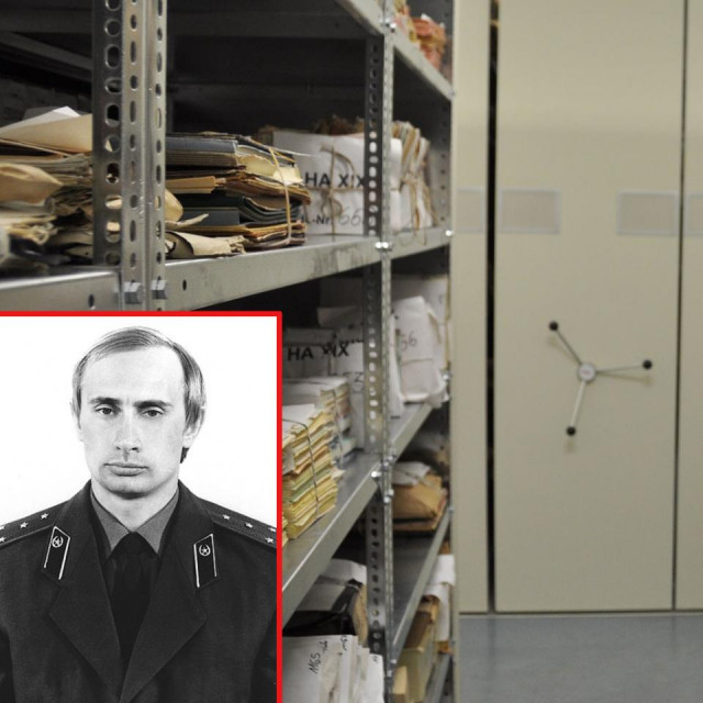 &lt;p&gt;Arhiv Stasija i mladi Vladimir Putin kao KGB agent u Dresdenu 1985.&lt;/p&gt;