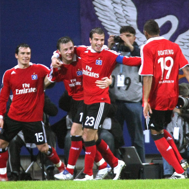 Piotr Trochowski, Ivica Olić i Rafael van der Vaart