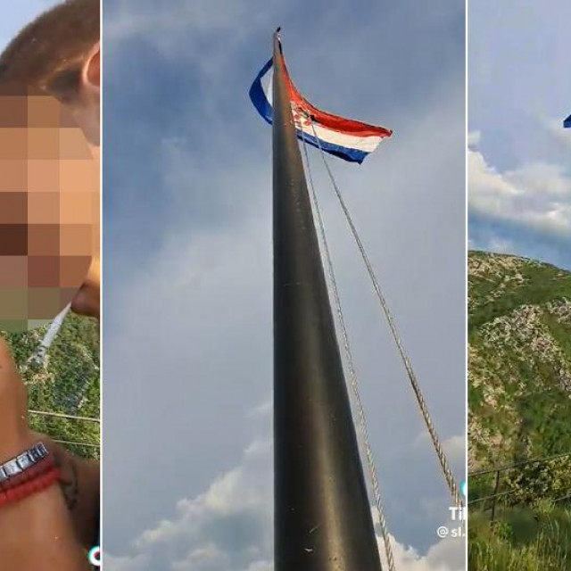 &lt;p&gt;Skidanje hrvatske zastave kod Knina&lt;/p&gt;
