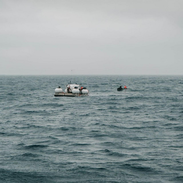 Posljednja fotografija podmornice, snimljena 18. lipnja
 
