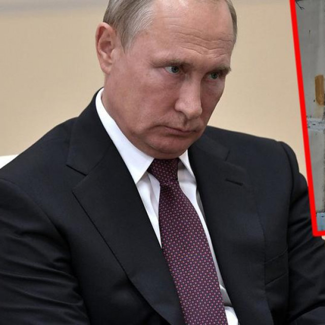 Vladimir Putin i Prigožinov poster
