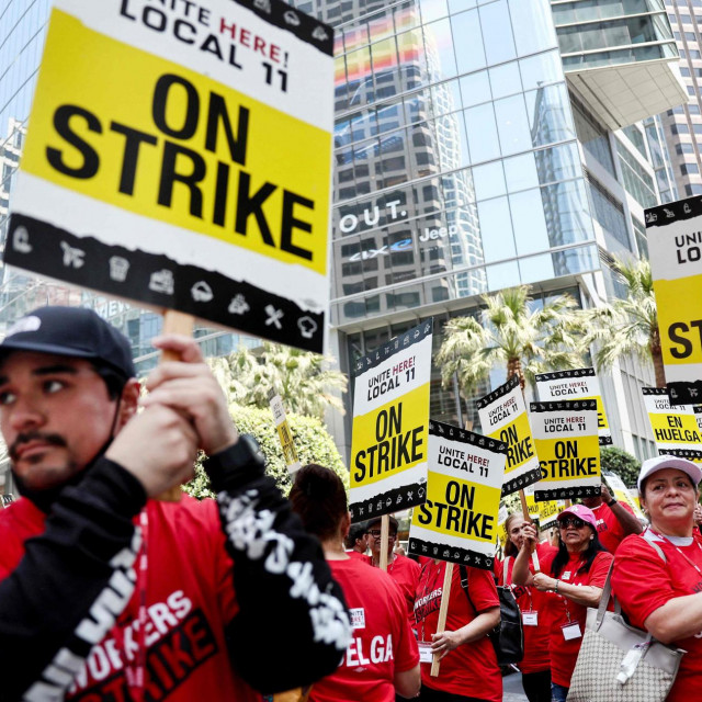 &lt;p&gt;Štrajk hotelskih radnika u Los Angelesu&lt;/p&gt;