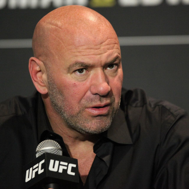 SALT LAKE CITY, UT - AUGUST 20: UFC president Dana White speaks to the media following UFC 278 on August 20, 2022, at the Vivint in Salt Lake City, UT.,Image: 715595261, License: Rights-managed, Restrictions: FOR EDITORIAL USE ONLY. Icon Sportswire reserves the right to pursue unauthorized users of this image. If you violate our intellectual property you may be liable for: actual damages, loss of income, and profits you derive from the use of this image, and, where appropriate, the costs of collection and/or statutory damages up to $150,000 (USD)., Model Release: no, Credit line: Amy Kaplan/Icon Sportswire/Newscom/Profimedia