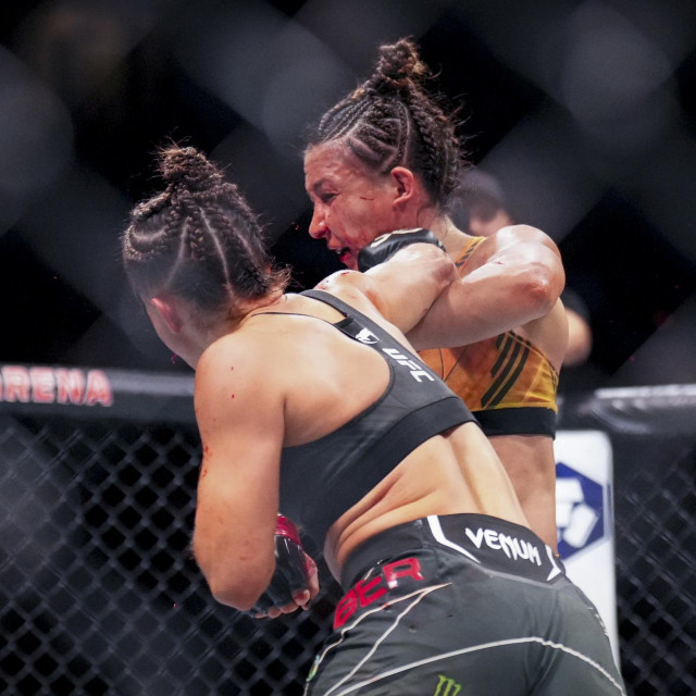 &lt;p&gt;Jun 24, 2023; Jacksonville, Florida, USA; Amanda Ribas (red gloves) fights Maycee Barber (blue gloves) in a women flyweight bout during UFC Fight Night at VyStar Veterans Memorial Arena.,Image: 785213701, License: Rights-managed, Restrictions: *** World Rights ***, Model Release: no, Credit line: USA TODAY Network/ddp USA/Profimedia&lt;/p&gt;