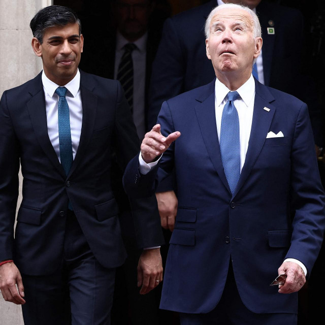 Rishi Sunak i Joe Biden
