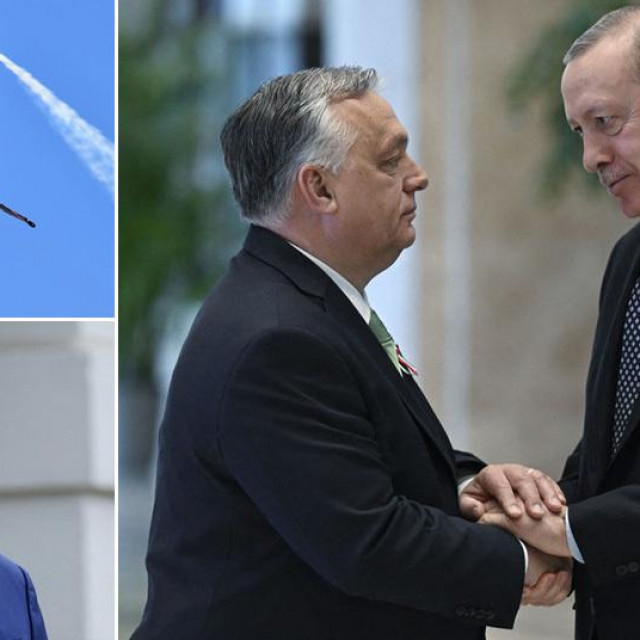 Turski F-16; Joe Biden; Viktor Orban i Recep Tayyip Erdogan