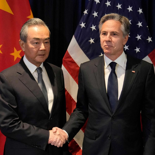 Wang Yi i Antony Blinken