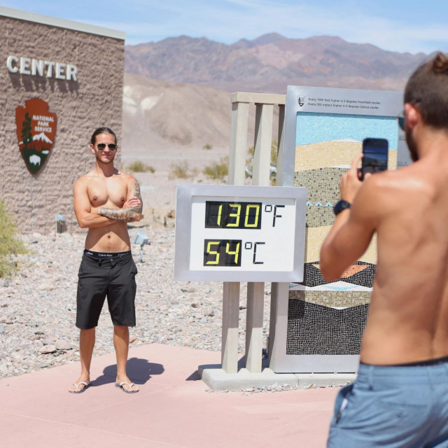 Dolina smti u Kaliforniji: neslužbeni termometar prikazuje 54 stupnja