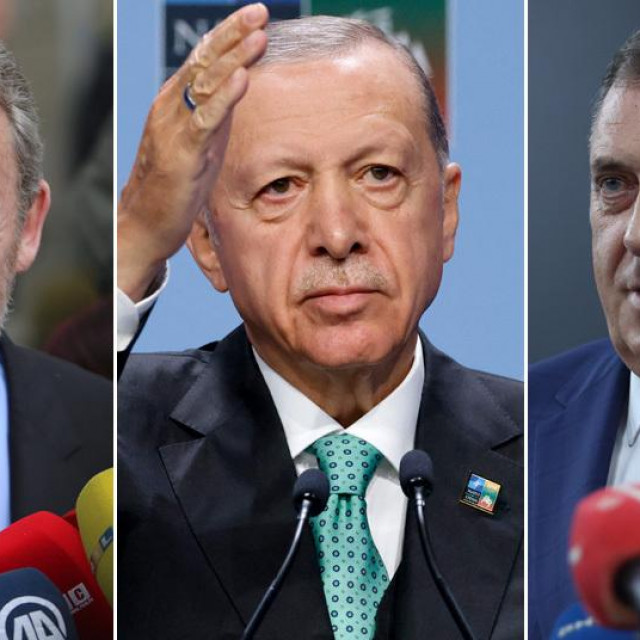 Bakir Izetbegović, Recep Tayyip Erdogan, Milorad Dodik