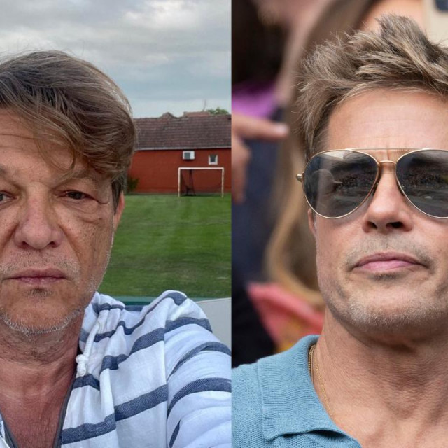 &lt;p&gt;Dragan Bjelogrlić Bjela i Brad Pitt&lt;/p&gt;