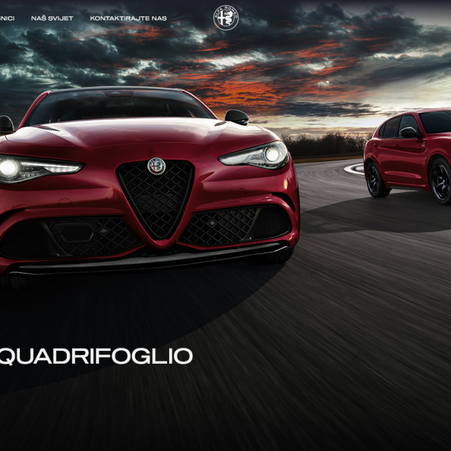 &lt;p&gt;Alfa Romeo web stranica&lt;/p&gt;