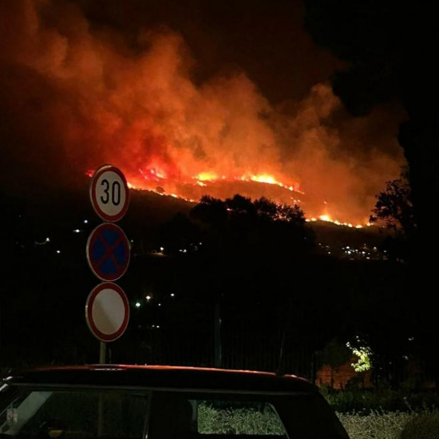 Požar kod Dubrovnika
