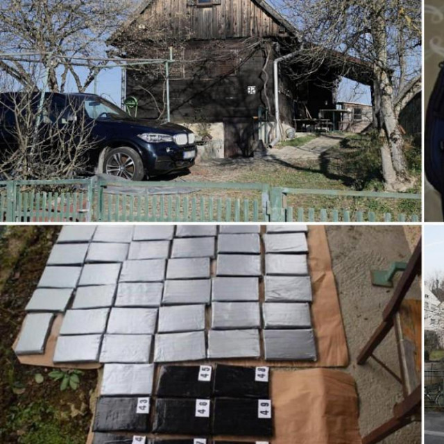 Kuća u Donjoj Kupčini i zgrada u zagrebačkom naselju Kraljevec, lokacije na kojima je pronađen kokain