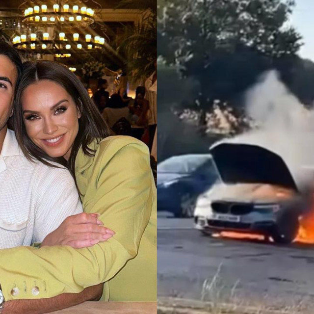 &lt;p&gt;Vicky Pattison i Ercan Ramadan izašli su iz gorućeg vozila nekoliko minuta prije nego što je eksplodiralo&lt;/p&gt;