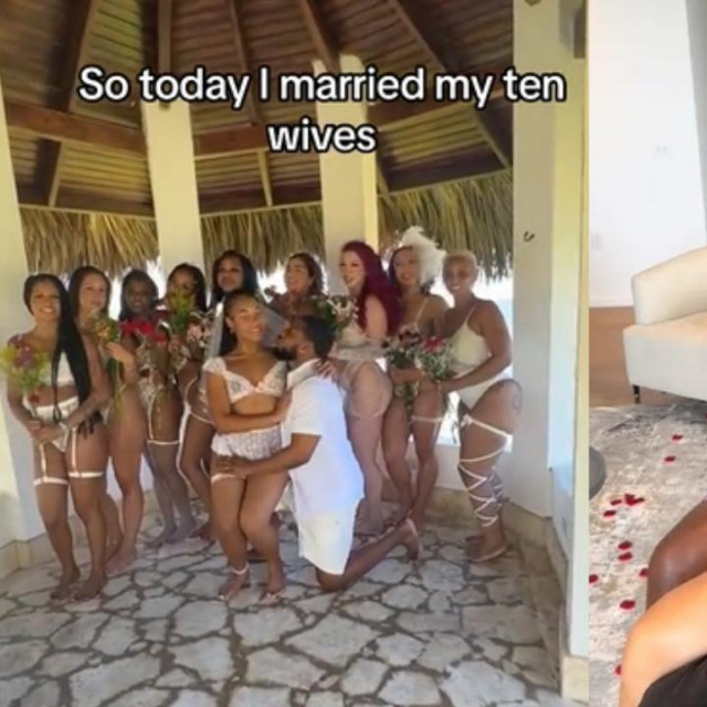 &lt;p&gt;Emmanuel Lustin objavio je video ceremonije ženidbe s 10 žena&lt;/p&gt;