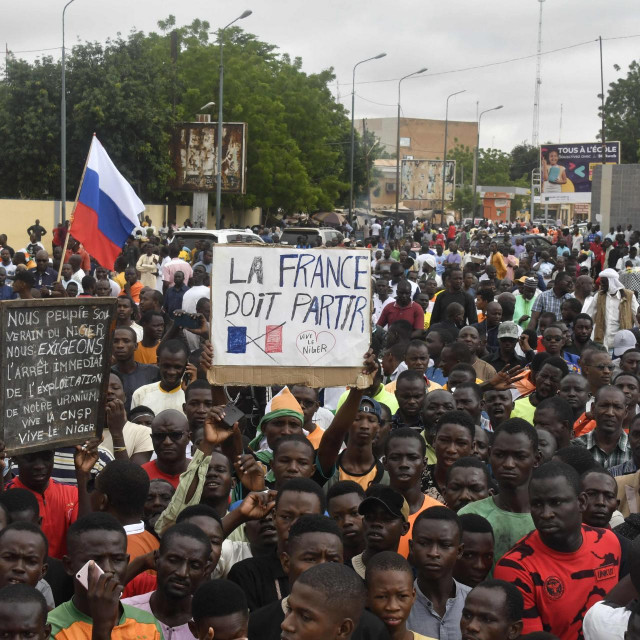 Prosvjednici u Nigeru