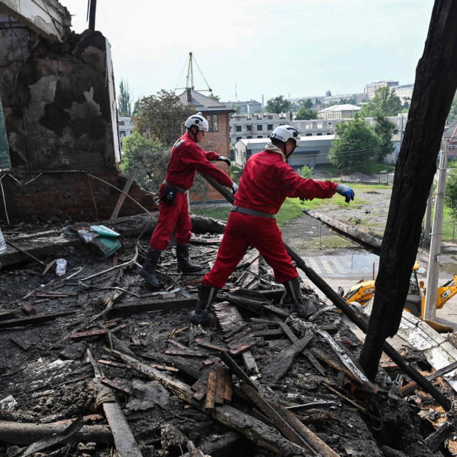 Ruševine u Harkivu nakon ruskog napada