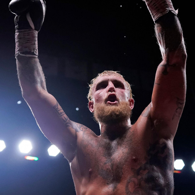 &lt;p&gt;DALLAS, TEXAS - AUGUST 05: Jake Paul raises his arms in the air after his fight against Nate Diaz at American Airlines Center on August 05, 2023 in Dallas, Texas. Sam Hodde/Getty Images/AFP (Photo by Sam Hodde/GETTY IMAGES NORTH AMERICA/Getty Images via AFP)&lt;/p&gt;