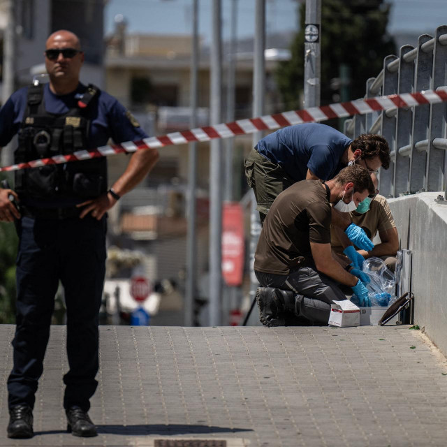 &lt;p&gt;Grčka policija ispred OPAP Arene, stadiona AEK-a, gdje se dogodilo krvoproliće&lt;/p&gt;