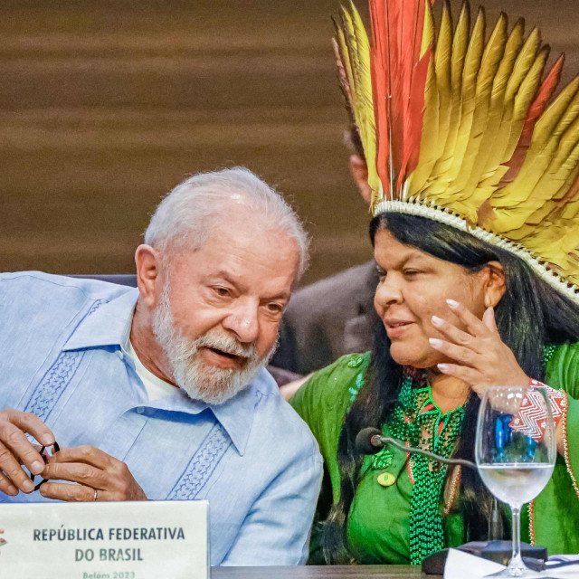 &lt;p&gt;Luiz Inacio Lula da Silva i ministrica domorodačkih naroda Sonia Guajajara&lt;/p&gt;