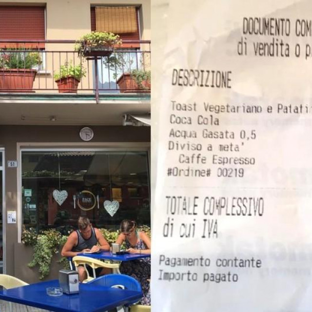 &lt;p&gt;Restoran u Italiji i sporni račun&lt;/p&gt;