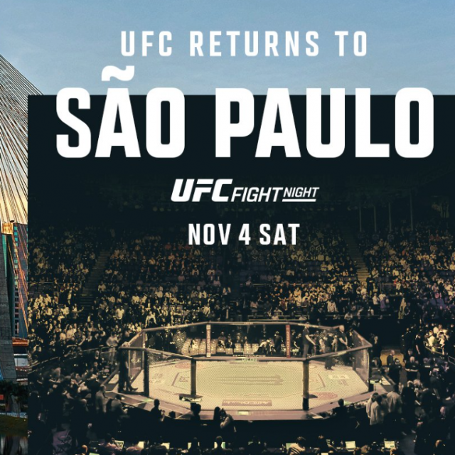 &lt;p&gt;UFC Sao Paulo&lt;/p&gt;