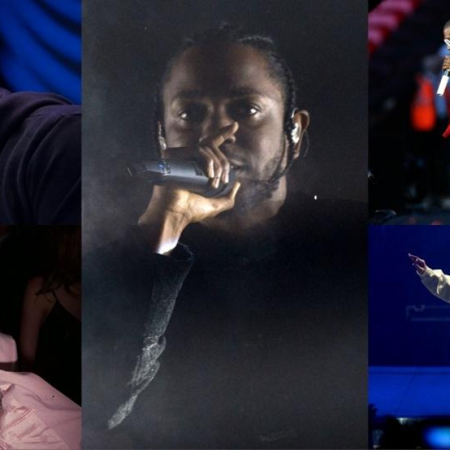 &lt;p&gt;Dr. Dre, P. Diddy, Kendrick Lamar, Kanye West, Drake&lt;/p&gt;