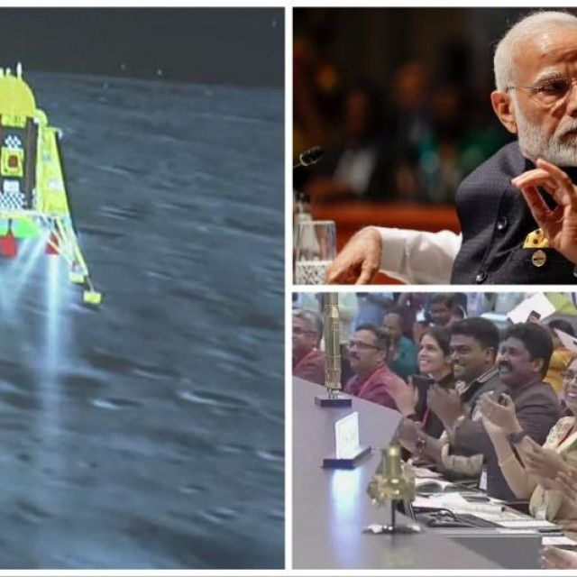 &lt;p&gt;Slijetanje indijske sonde, Narendra Modi, ekstaza u svemirskom centru&lt;/p&gt;