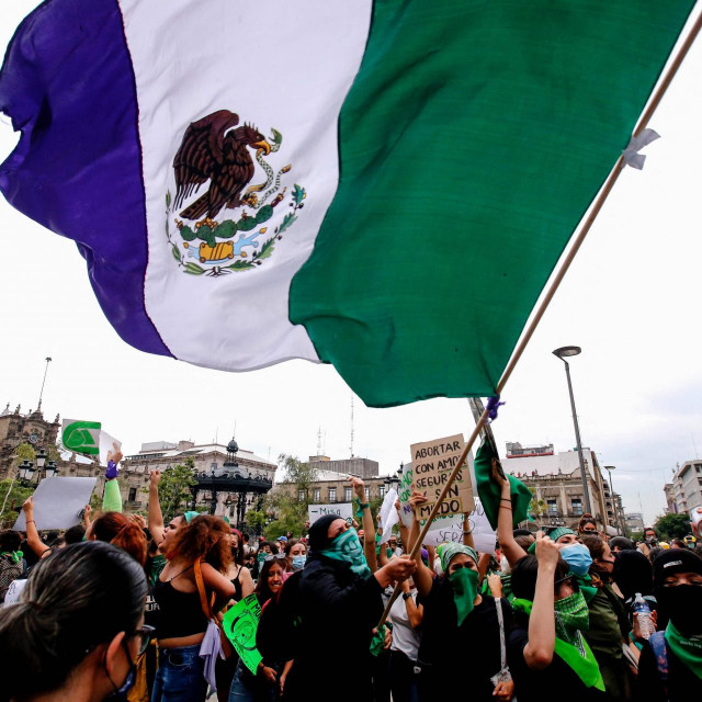 &lt;p&gt;Prosvjed za legilaziciju pobačaja u Meksiku&lt;/p&gt;