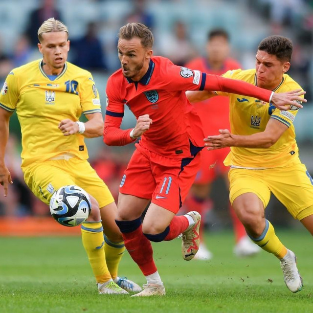 &lt;p&gt;James Maddison during the UEFA EURO 2024 European qualifier match between Ukraine and England at Stadion Wroclaw on September 9, 2023 in Wroclaw, Poland.,Image: 804110396, License: Rights-managed, Restrictions: *** World Rights Except France and Poland *** FRAOUT POLOUT, Model Release: no, Credit line: PressFocus/ddp USA/Profimedia&lt;/p&gt;