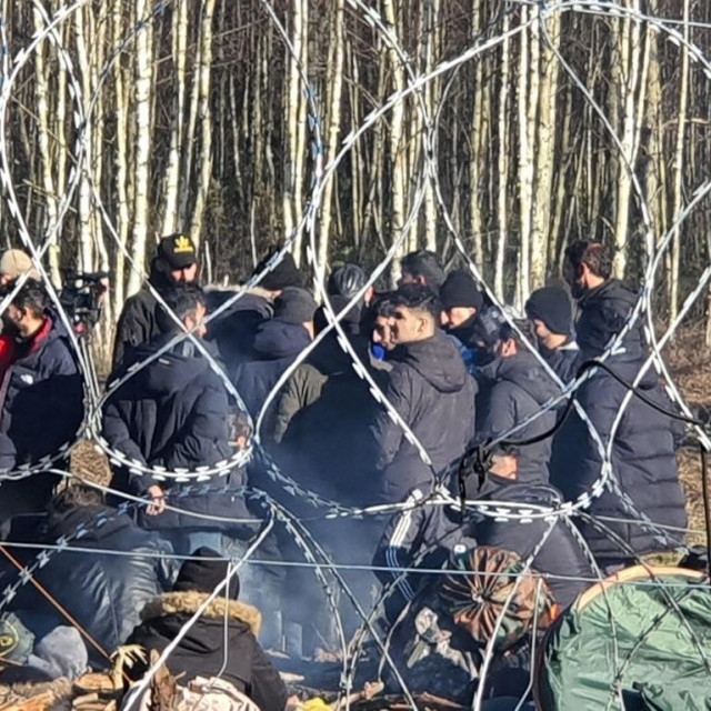 Migranti na poljsko-bjeloruskoj granici