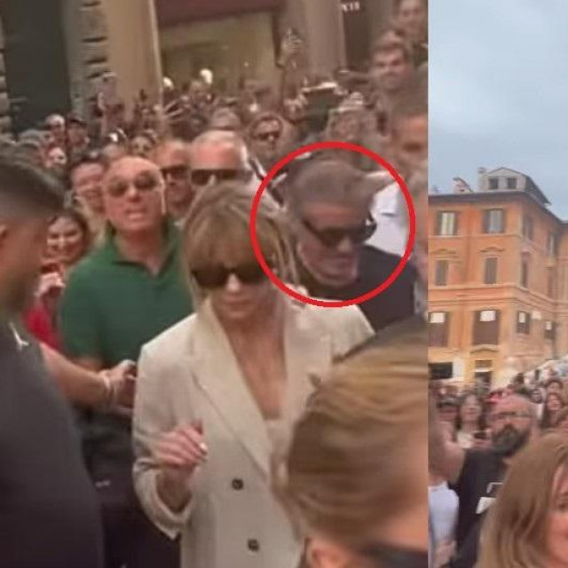 &lt;p&gt;Sylvester Stallone probijao se kroz hordu obožavatelja u Rimu&lt;/p&gt;