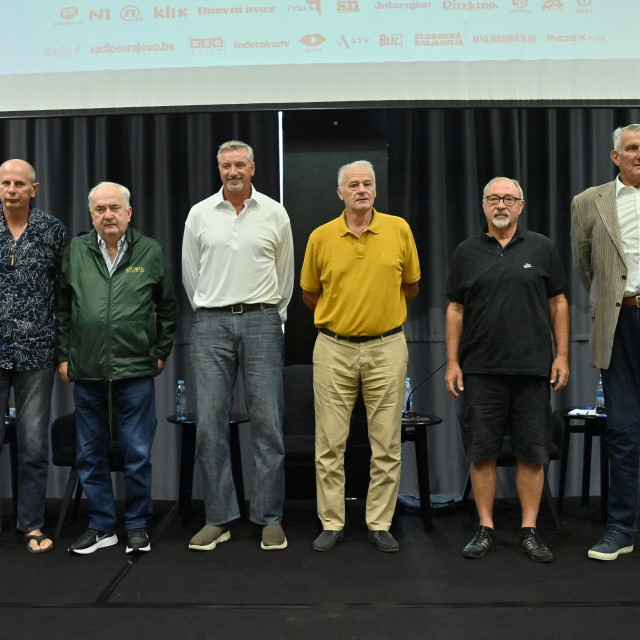 &lt;p&gt;Mario Primorac, Bozo Maljković, Toni Kukoč, Zeljko Pavličević, Rusmir Halilović, Željko Jerkov&lt;/p&gt;