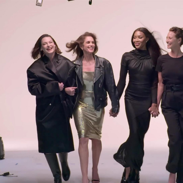 &lt;p&gt;Linda Evangelista, Cindy Crawford, Naomi Campbell i Christy Turlington u finalu serije ”The Super Models”&lt;/p&gt;