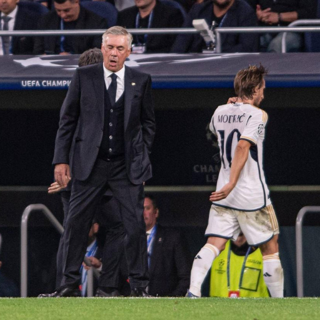 &lt;p&gt;Carlo Ancelotti i Luka Modrić&lt;/p&gt;