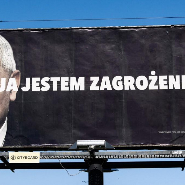 &lt;p&gt;Predizborni plakat s likom Jaroslawa Kaczynskog&lt;/p&gt;