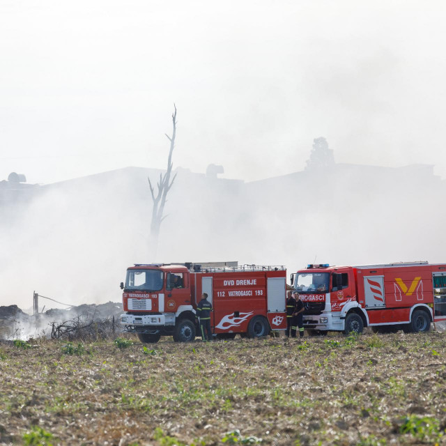 Požar u tvornici Drava International