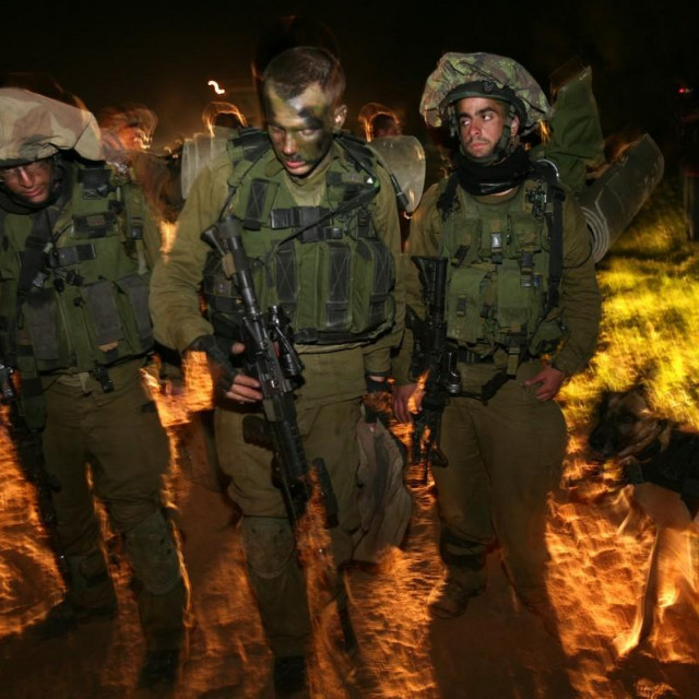 Izraelski vojnici na izlazu iz Pojasa Gaze 2008. godine