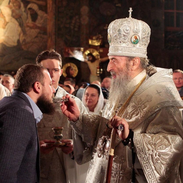 &lt;p&gt;Patrijarh Ukrajinske pravoslavne crkve i patrijarh Kijeva Onufrij &lt;/p&gt;