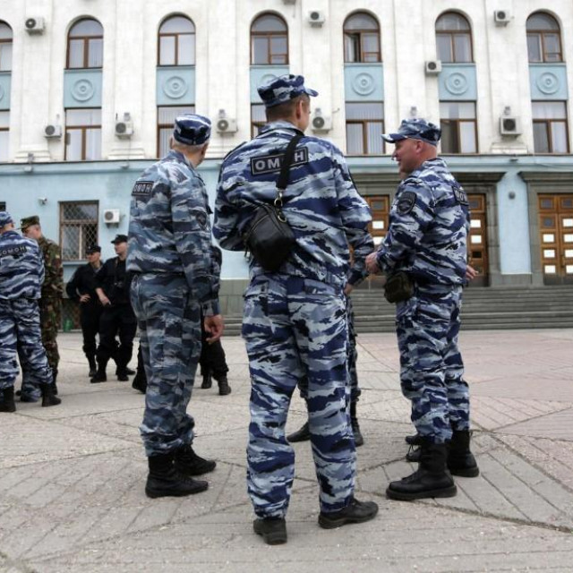 Ruski policajci na Krimu/Ilustracija