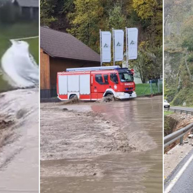 Poplave i odroni u Sloveniji