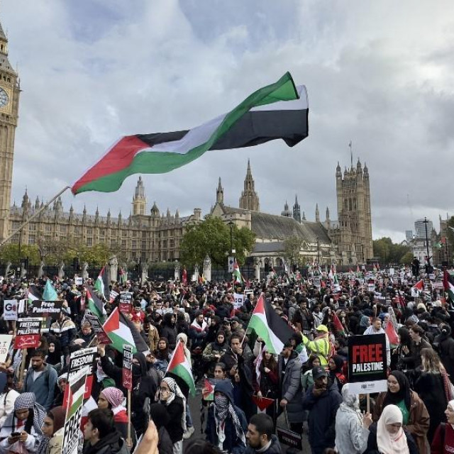 &lt;p&gt;Skup potpore Palestincima u Londonu&lt;/p&gt;